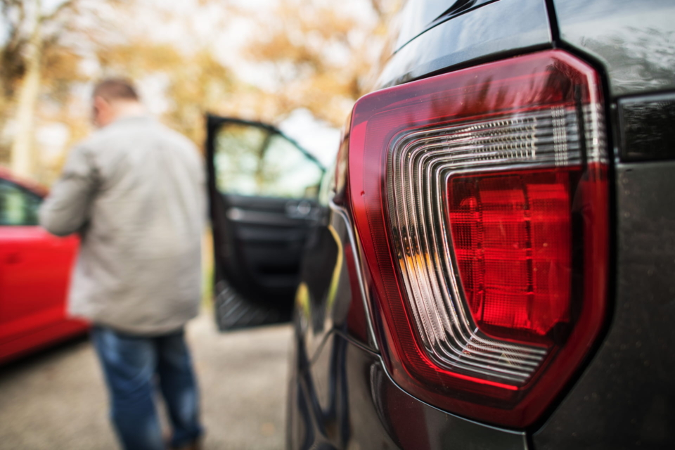 Rücklicht vom Auto